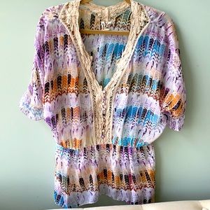 Free people sheer blouse